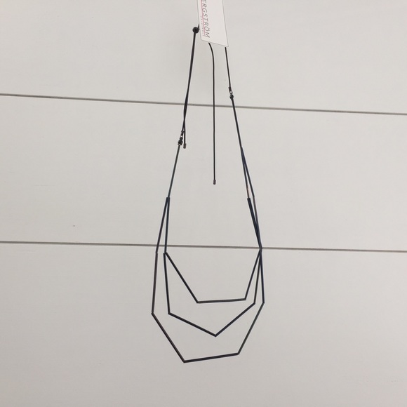 BERGSTROM Geometric Adjustable Necklace NWT - Picture 3 of 8